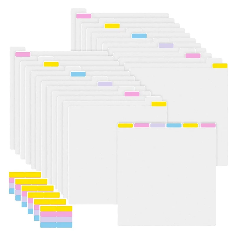 Scrapbook Paper Dividers Bulk For Dividing 12 X 12 Inch Scrapbook Paper Storage Cardstock Tabbed Dividers File Library A Durable