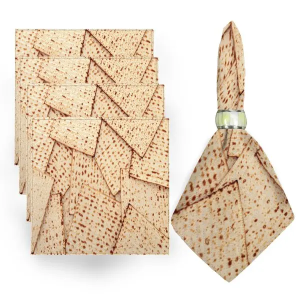 1pc Passover Matzah Challah Cover Jewish Holiday Decor Reusable Kitchen Dining Matzo Cover Cloth Passover Decorations Gift