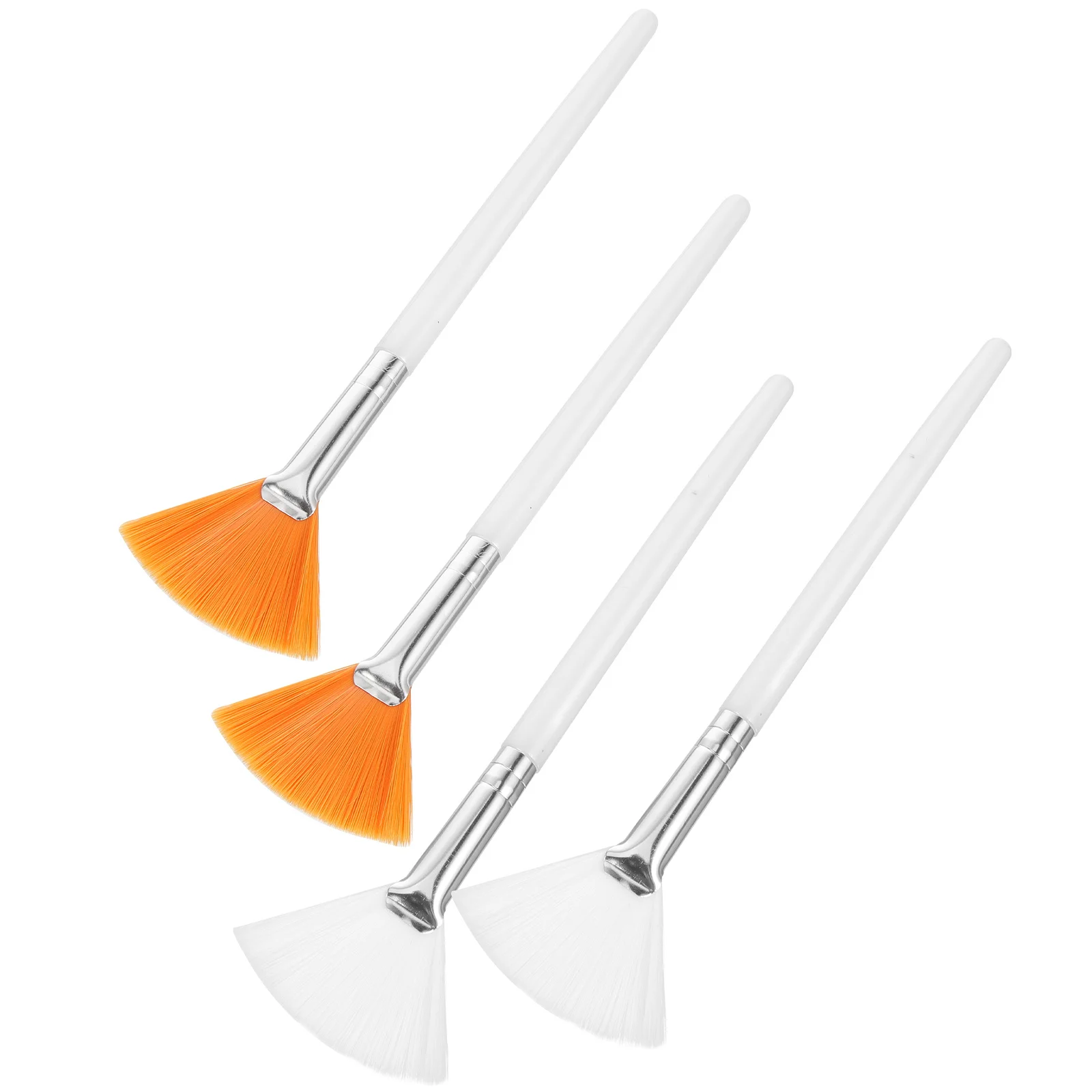 Aplicador de cepillo para máscara Facial de nailon Premium, herramienta de maquillaje portátil para máscara de arcilla y barro, herramientas de maquillaje, salón Facial, 4 Uds.
