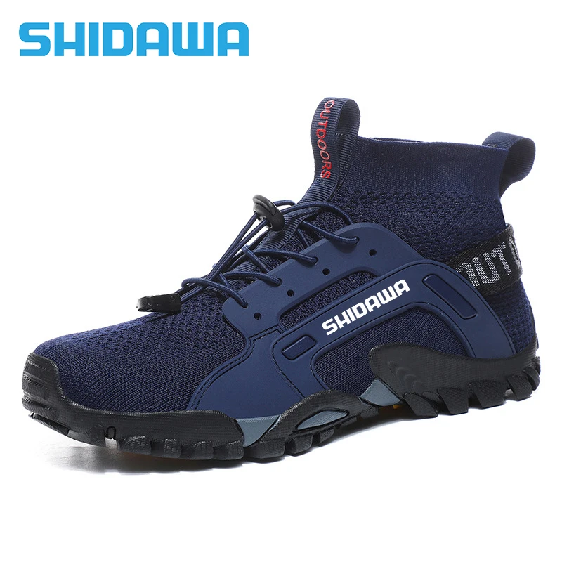 Shidawa Men's Breathable Fishing Shoes, Outdoor Mountaineering Shoes, Upstream Shoes, Leisure Sports, Hiking Boots, Wading, New