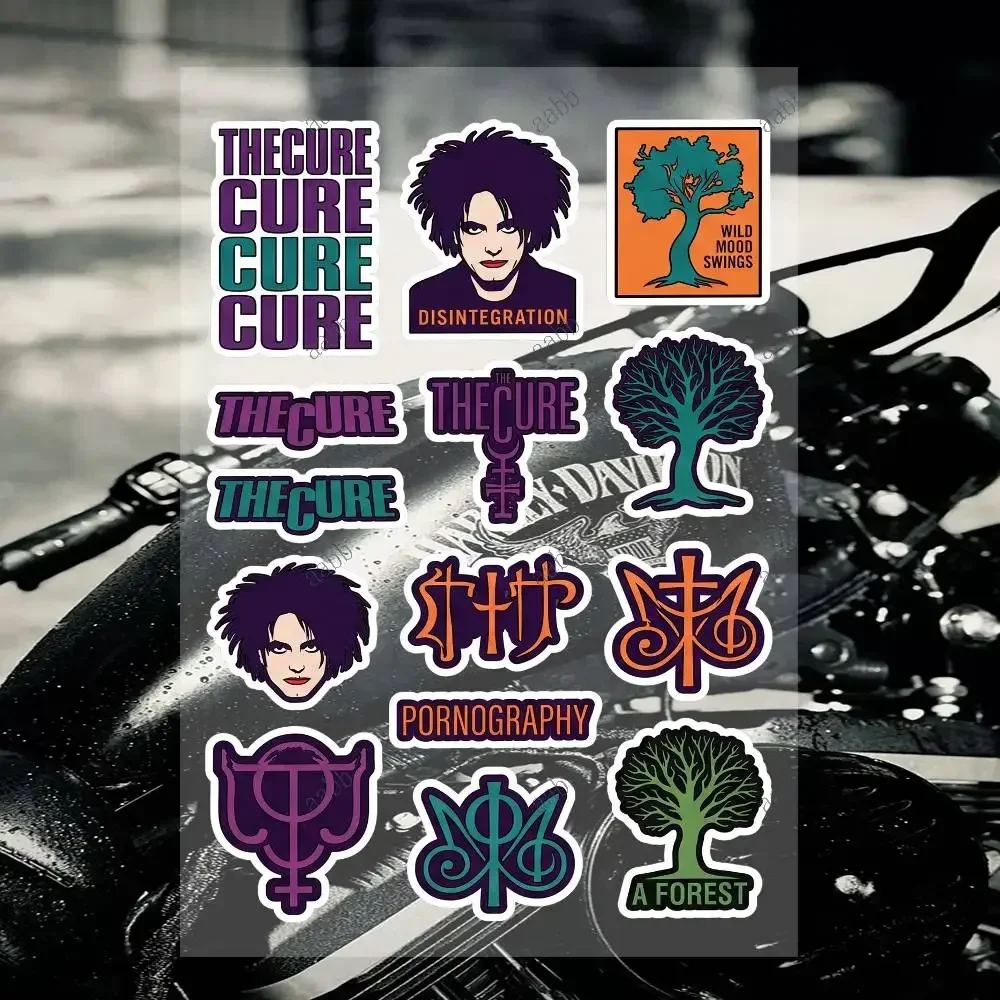The C-Cure Motorcycle Reflective Stickers Waterproof Decals For Helmet Scooter Fuel Tank Toolbox Racing