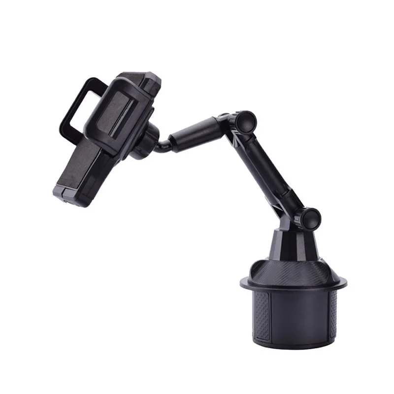 360 回転自動車電話ホルダーロングアーム調整可能なベースユニバーサルカーナビゲーション GPS ブラケットスマートフォン用スタンド車のカップ穴