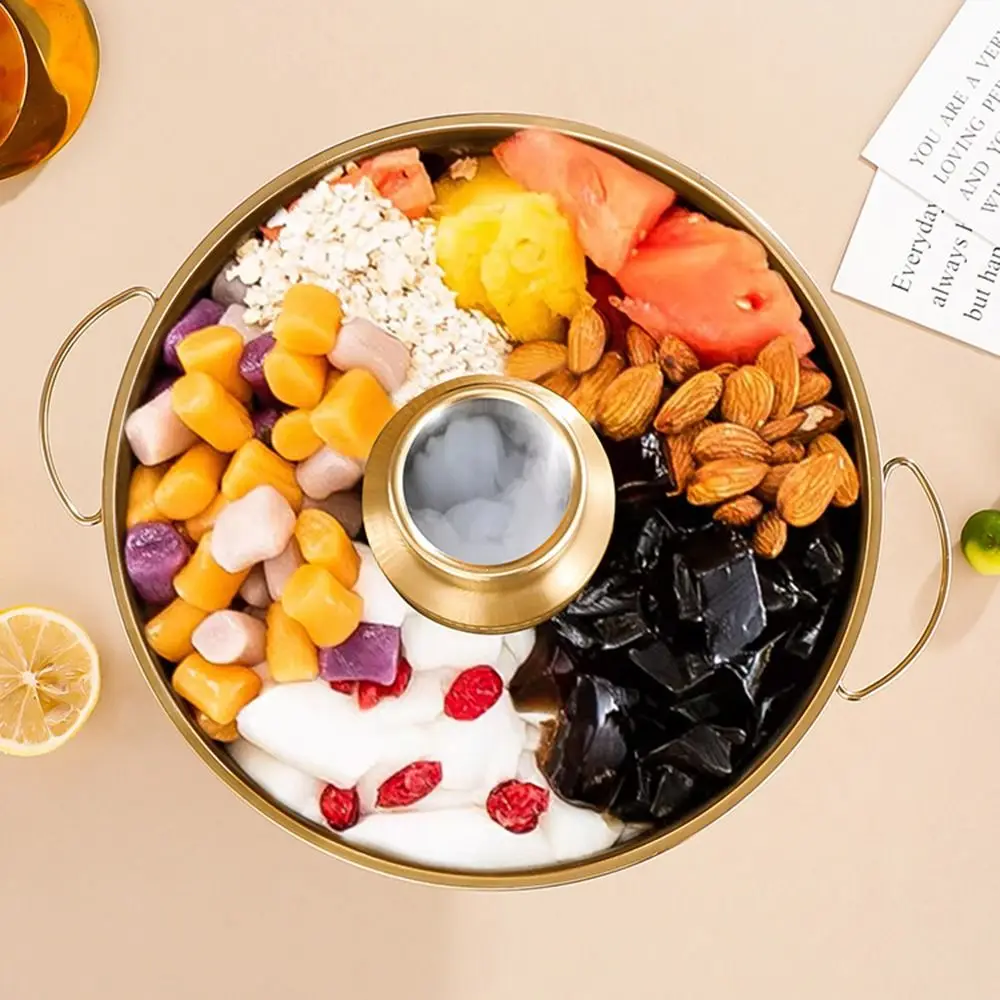 

20/22cm Stainless Steel Hot Pot Fast Heating with Chimney Double Ears Hot Pot Wide Opening Rust-proof Thai Hot Pot Camping