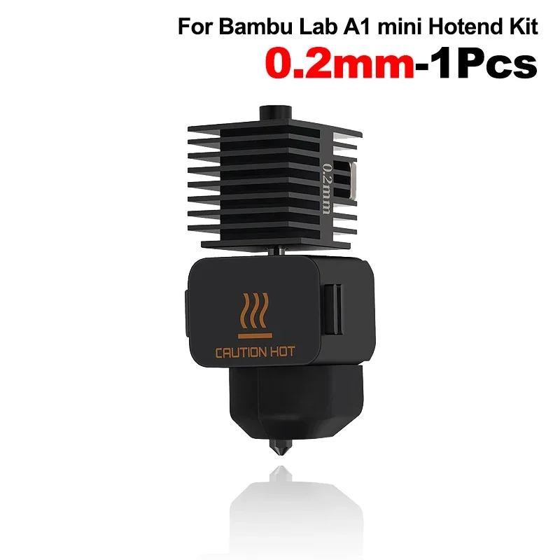 3D-printeronderdelen voor Bambu Lab A1 A1 Mini Montage Hotend Kit 0.2 0.4 0.6 0.8mm voor Bambu Lab A1/A1 mini Nozzle Siliconenborstel
