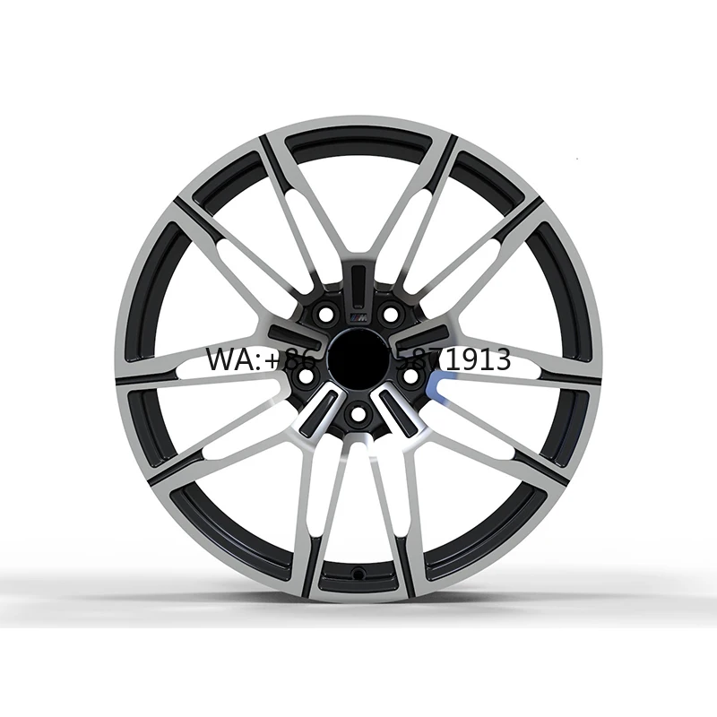 

Кованые диски из алюминиевого сплава 5x112 5x120, высокопроизводительные, с черной обработанной поверхностью, 18, 19, 20 дюймов, подходят для большинства автомобилей