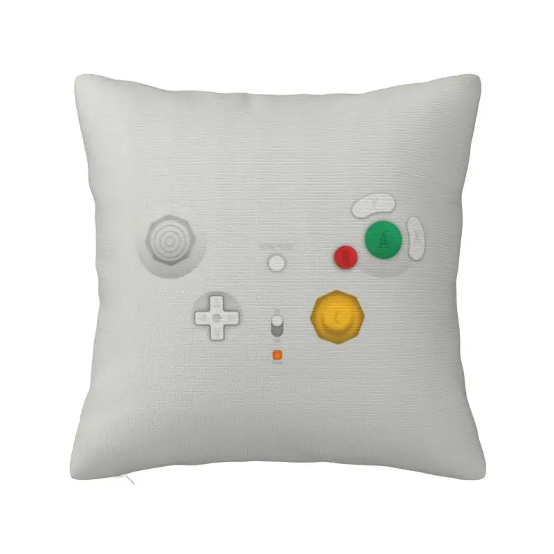 Custom Gamer Gaming Controller Pillow Case 45x45cm Electronic Pattern Wireless Box Console Design Luxury Cushion Cover Velvet