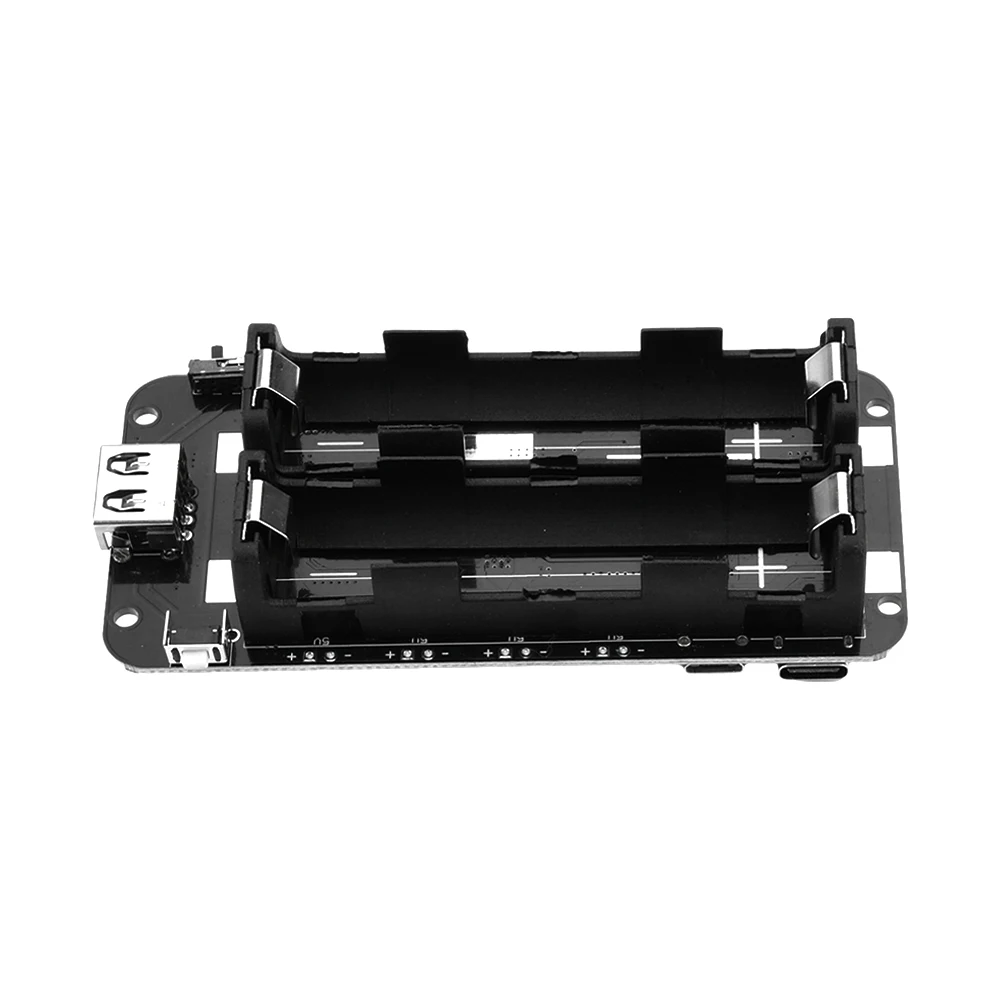 2x18650 แบตเตอรี่ลิเธียม Shield V8 USB 3V 5V Li-Ion แบตเตอรี่ Charger Board Power Bank โมดูลขยายสําหรับ Arduino ESP8266