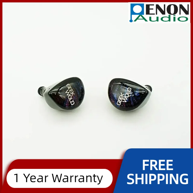 Geek Wold GK200 6BA + 2 Piezoelectric + 2 Dynamic Driver Hybrid 2Pin 0.78mm HiFi Audiophile In-ear Earphone IEM