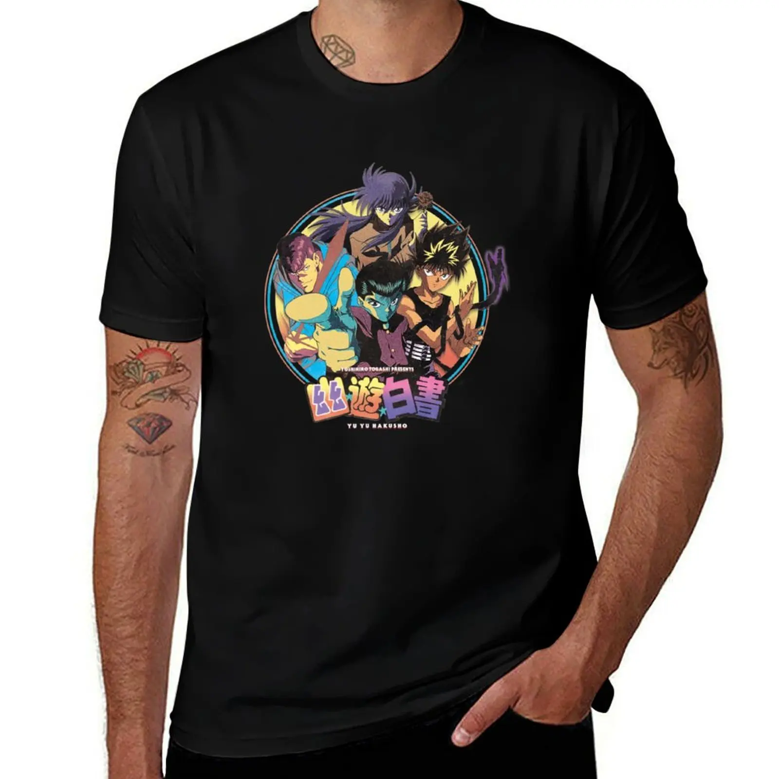 

Detectives in Spirit World T-Shirt anime tshirt man t shirt heavy cotton t shirts for man graphic funny T-Shirt