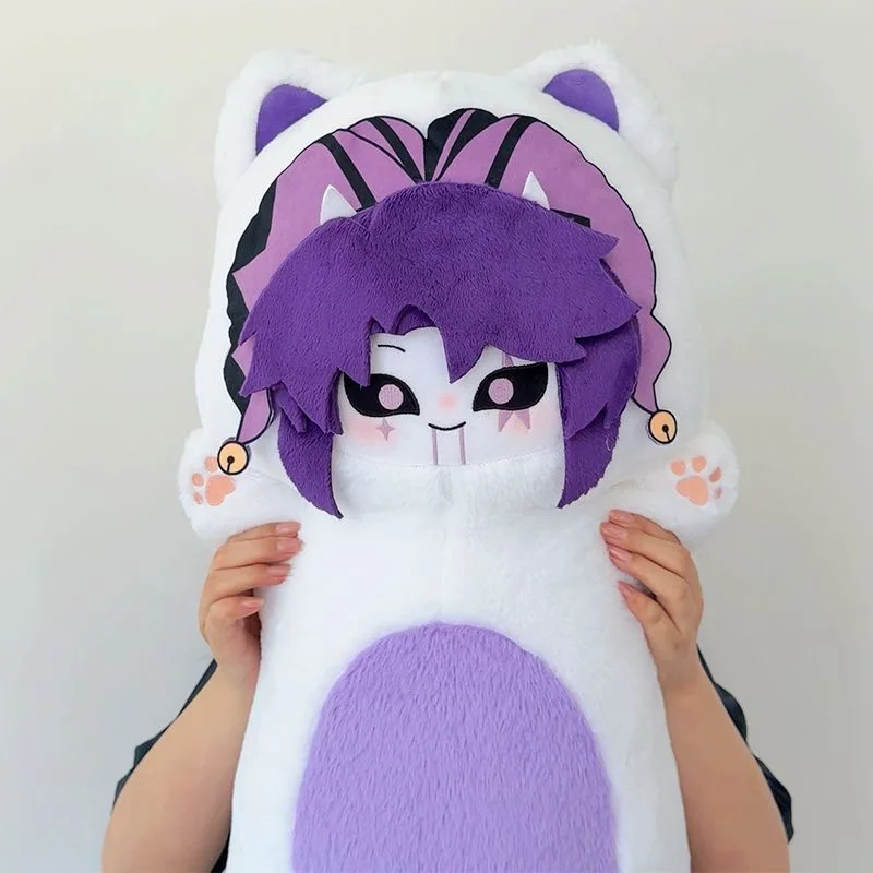 The Freak Circus Pierrot Harlequin Jester Cosplay Body Pillow 80cm Same Character Plush Cushion Halloween Gift Anime Merchandise - view 4