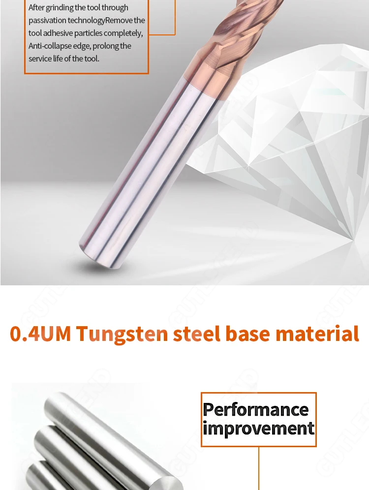 10 Stück Hartmetall-Flachfräser mit 4 Schneiden für Metall- und Stahlbearbeitung 1,1-1,9mm 2,1-3,9mm 1,05-1,95 2,05-2,95 3,05-3,95mm – Detail 3
