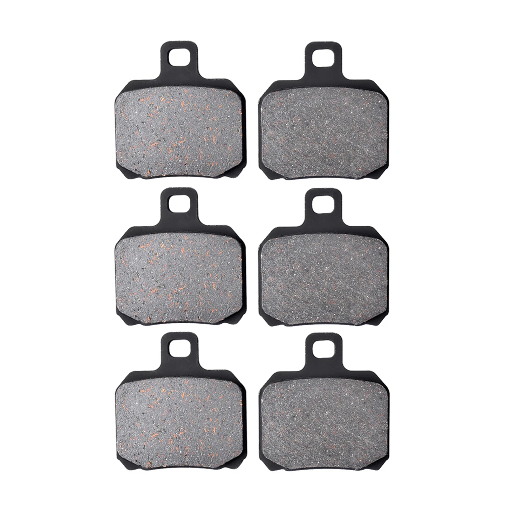 Motorcycle Front Rear Brake Pads Disks For BOMBARDIER/BRP Traxter XT/Autoshift/Footshift / For DERBI GP1 250cc Scooter 2006-2007
