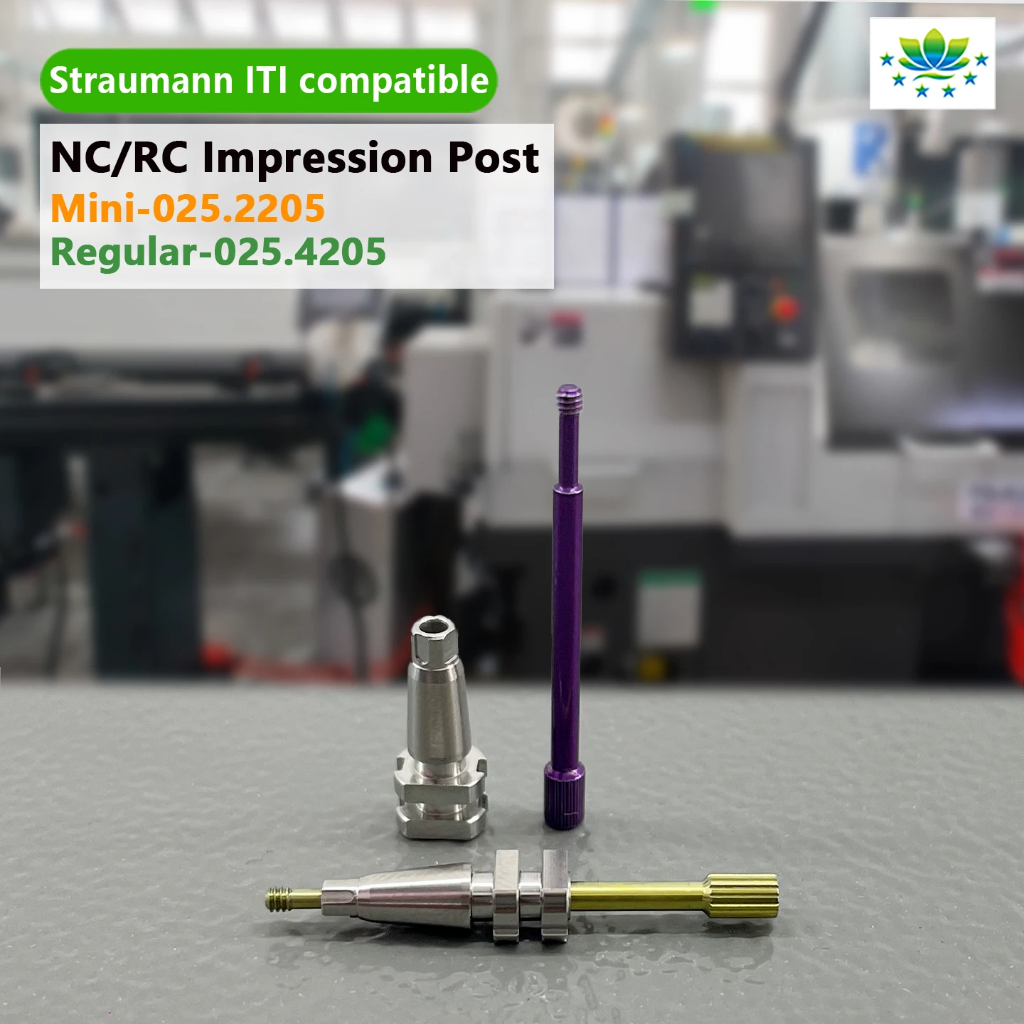 For Straumann Open Tray Impression Post RC NC Short Long 16.5mm 30mm with Screw for Dental Lab Factory Direct in Stock Fast Ship
