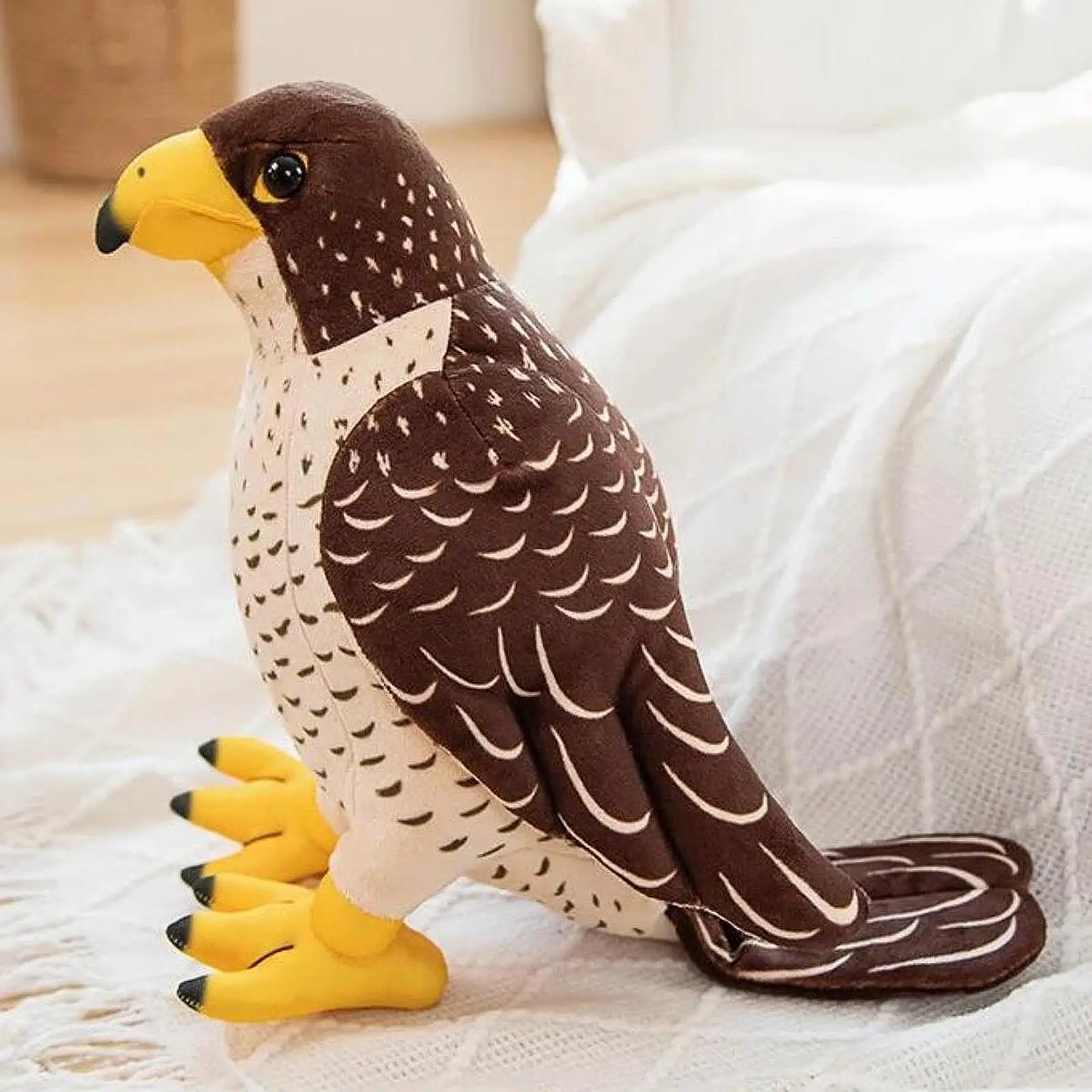 لعبة النسر القطيفة على شكل حيوان، ديكور منزلي لطيف، لعبة مريحة من القطيفة، لعبة محبوبة للعائلة والأطفال والأولاد والبنات هدية #4
