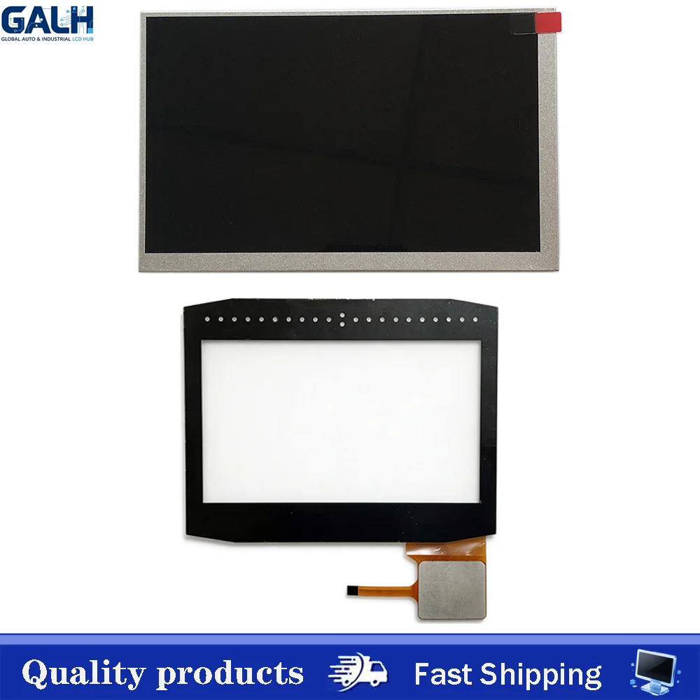 New 7 Inch LCD With Touch Screen For GPS Agres Isoview ISO isopoint 32 33 34 35 36 37 Capacitive touch screen digitize