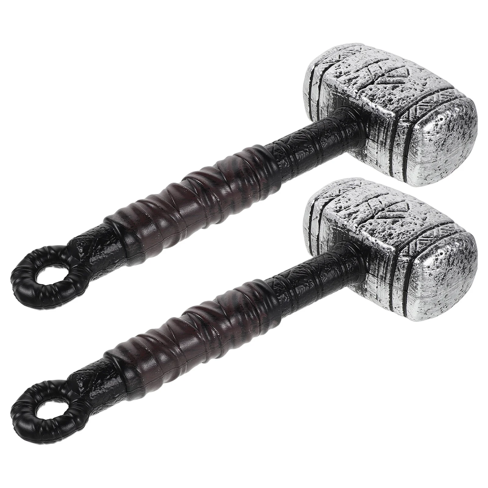 

2 шт., реквизит для пиратского молотка, мягкий пластиковый поддельный молоток для костюма на Хэллоуин, аксессуар для косплея, легкий комплект, театральная сцена