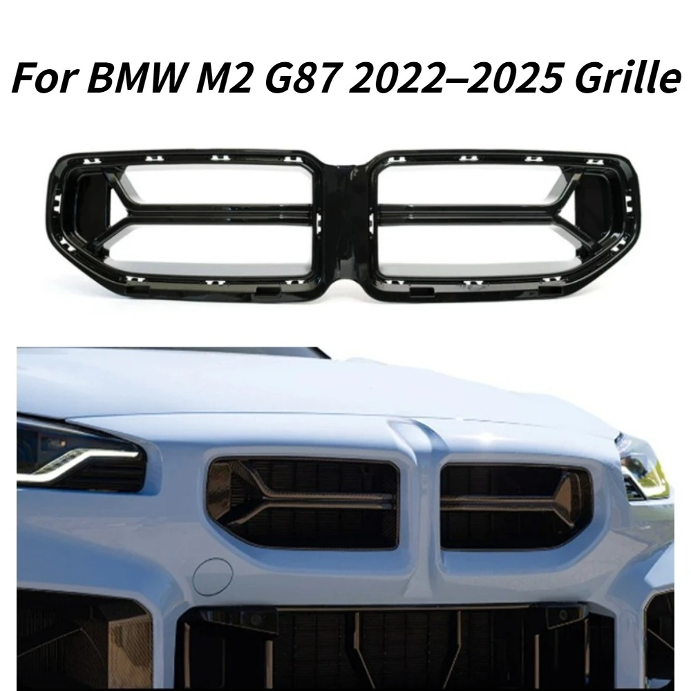 

For BMW M2 G87 CS Style Front Kidney Grille Air Intake Grill 2022-2025 Bumper Grille Exterior Modification Parts Perfect Fit