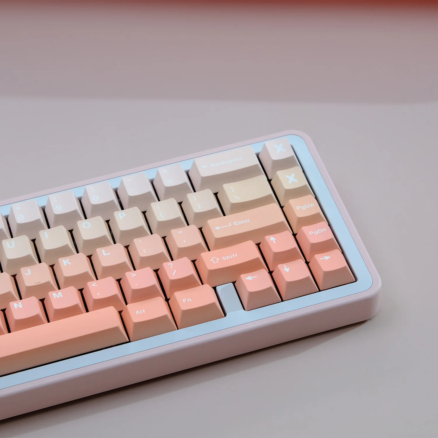 146 Keys Gradient Oranges Theme Keycap PBT Cherry Profile Keycaps for MX Switch Game DIY Custom Layout Mechanical Keyboard Gifts