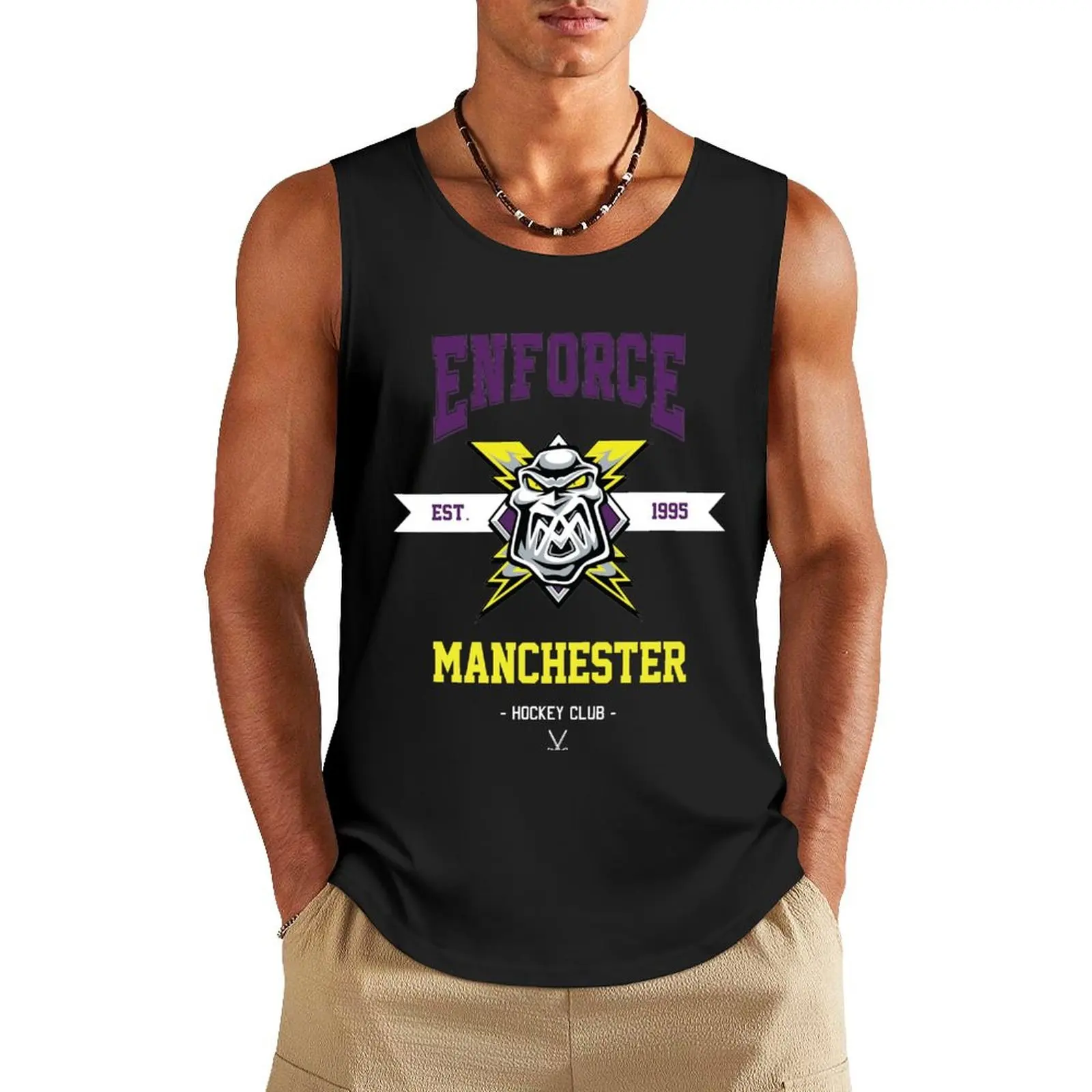

Enforce Manchester Hockey Tank Top t-shirt for man cute tops