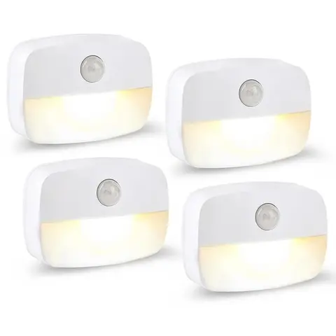 모션 센서 빛 실내 LED 야간 조명 스틱 야간 조명 배터리 작동 조명 복도 계단 옷장 침실 욕실 Best5