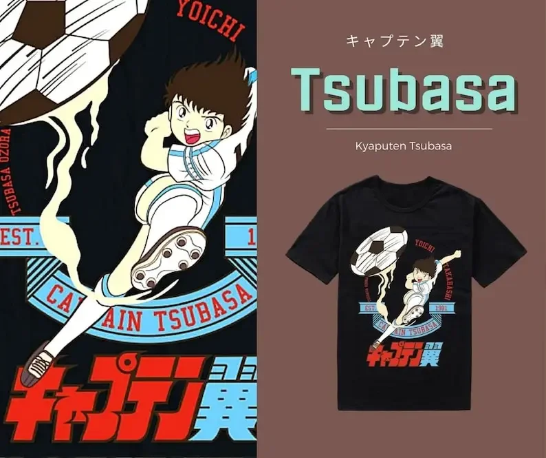 Tsubasa, Japanese Cartoon Anime T-shirt