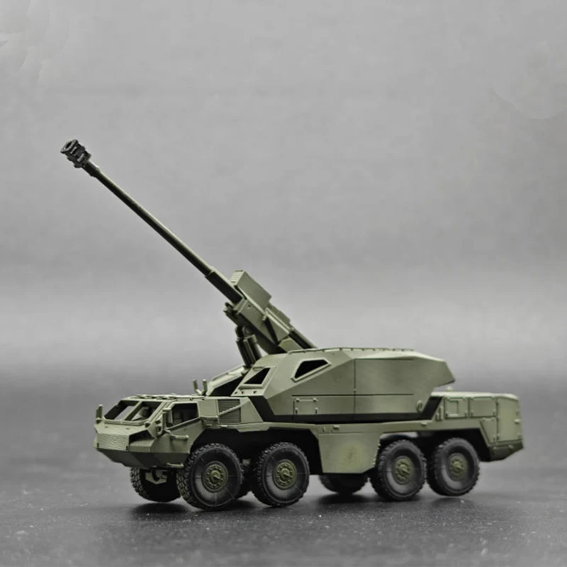 1:144 Scale Dita Self-propelled Howitzer Simulation Resin Armored Vehicle Model Static Display Collectible Toy Gift Souvenir