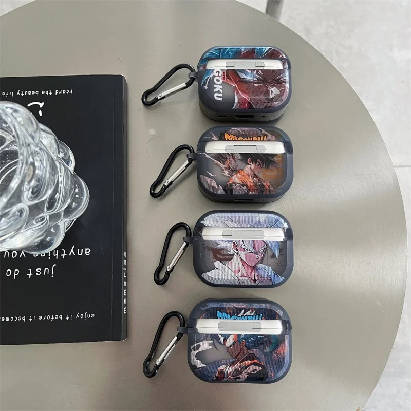 لعبة دراغون بول سون جوكو فيغيتا حقيبة سماعة الاذن ل AirPods 1 2 3 Pro Pro2 4 اليابان الكرتون سماعة رأس بخاصية البلوتوث صندوق غطاء سماعة الرأس #5