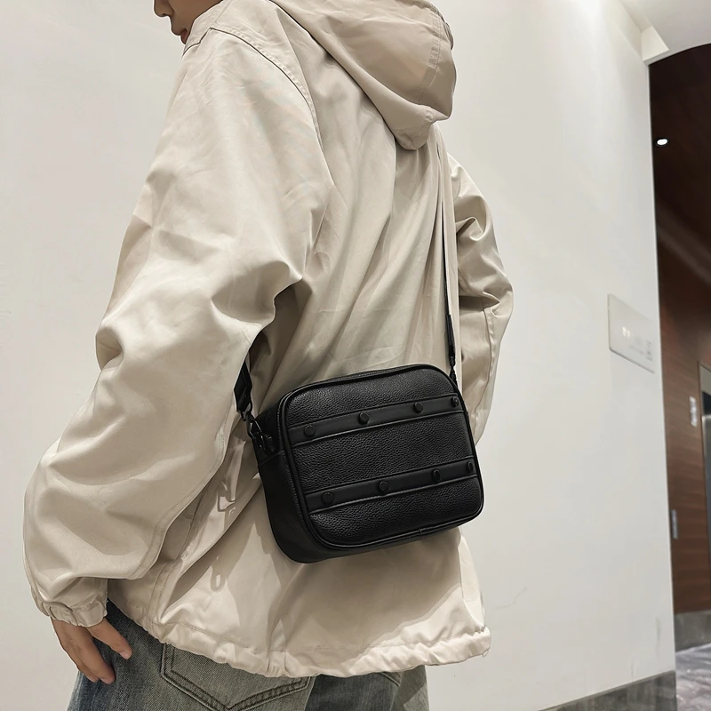

Men's Crossbody Bag Waterproof Lightweight Sling Bag for Outing Dating Shopping Travel Work Shoulder Bag As Gift Messenger Bag