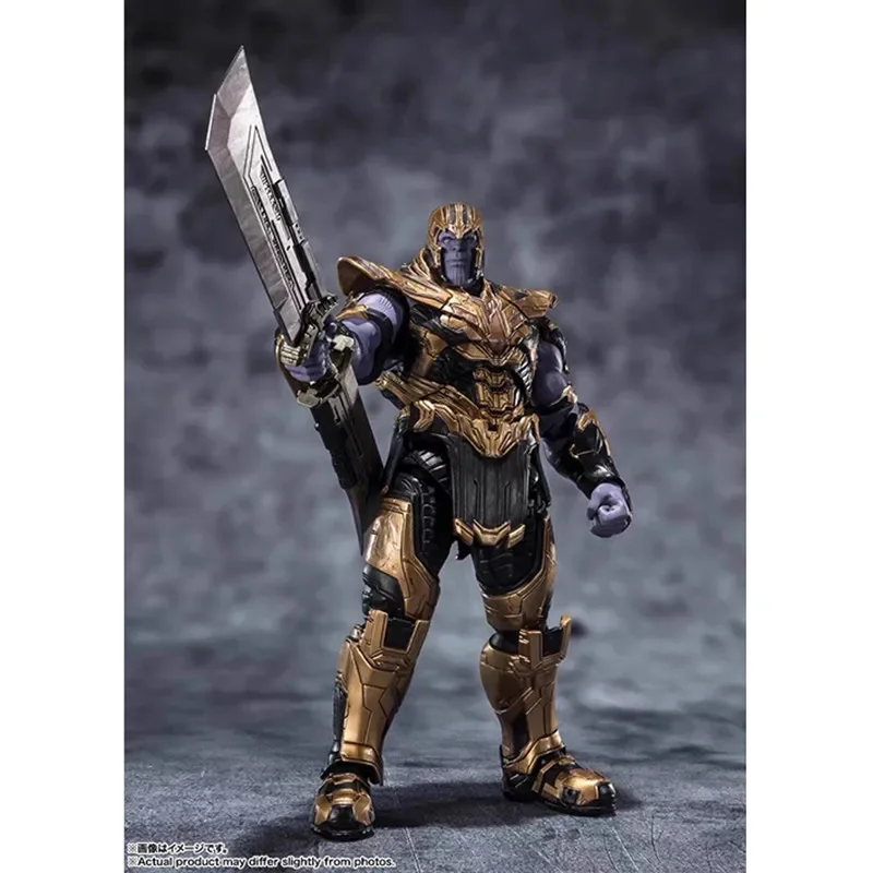 

Hot Bandai S.H.Figuarts Avengers 4 Endgame Thanos Thanos Infinite Saga Rebirth Version Figure Model Toys Collect Ornaments Gifts