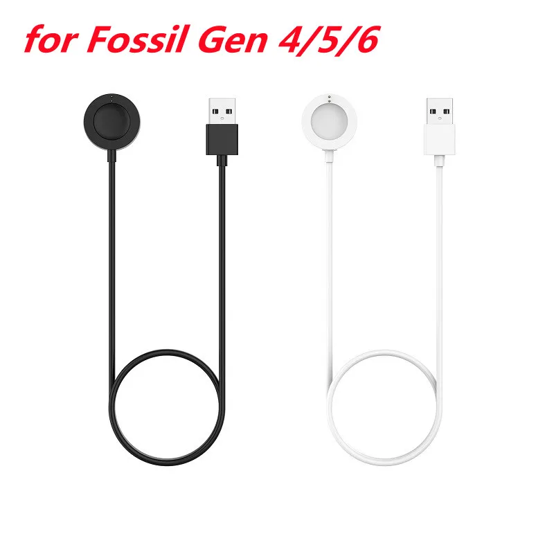 

USB Charging Cable Cord Dock Charger Adapter For Fossil Gen 4/5/6 For Diesel For Michael Kors For Misfit Vapor Sport Watch