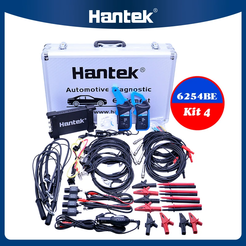 Hantek 6254BE Digital USB oscilloscope kit 250MHz Bandwidth Automotive Oscilloscopes Car-detector 4 CH 1Gsa/s PC Osciloscopio