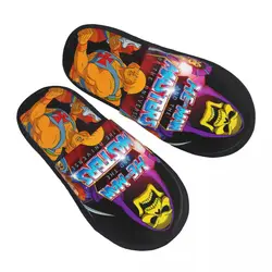 Custom He-Man Masters Of The Universe Cozy Scuff With Memory Foam Slippers Women 80s Skeletor She-Ra Beast Bedroom House Shoes