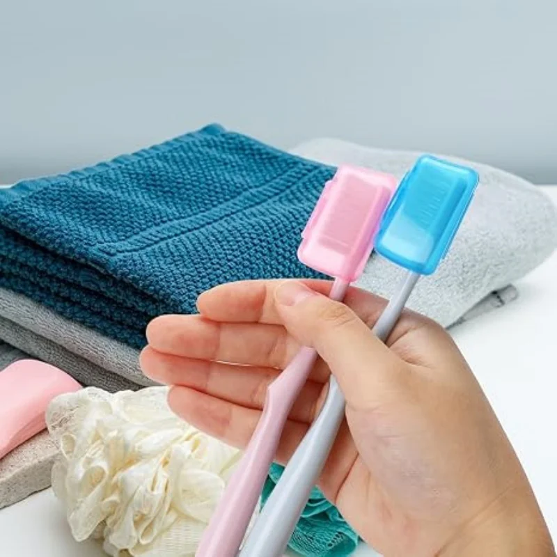 5/10pcs Travel Portable Toothbrush Box Protective Cover Dust-Proof Protective Shell Washing Storage Box Toothbrush Accessories