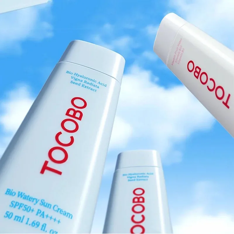 TOCOBO-protector solar con esencia de agua, aceite de Control brillante, protector solar en barra SPF50, suave, sedoso, refrescante, hidratante, no graso