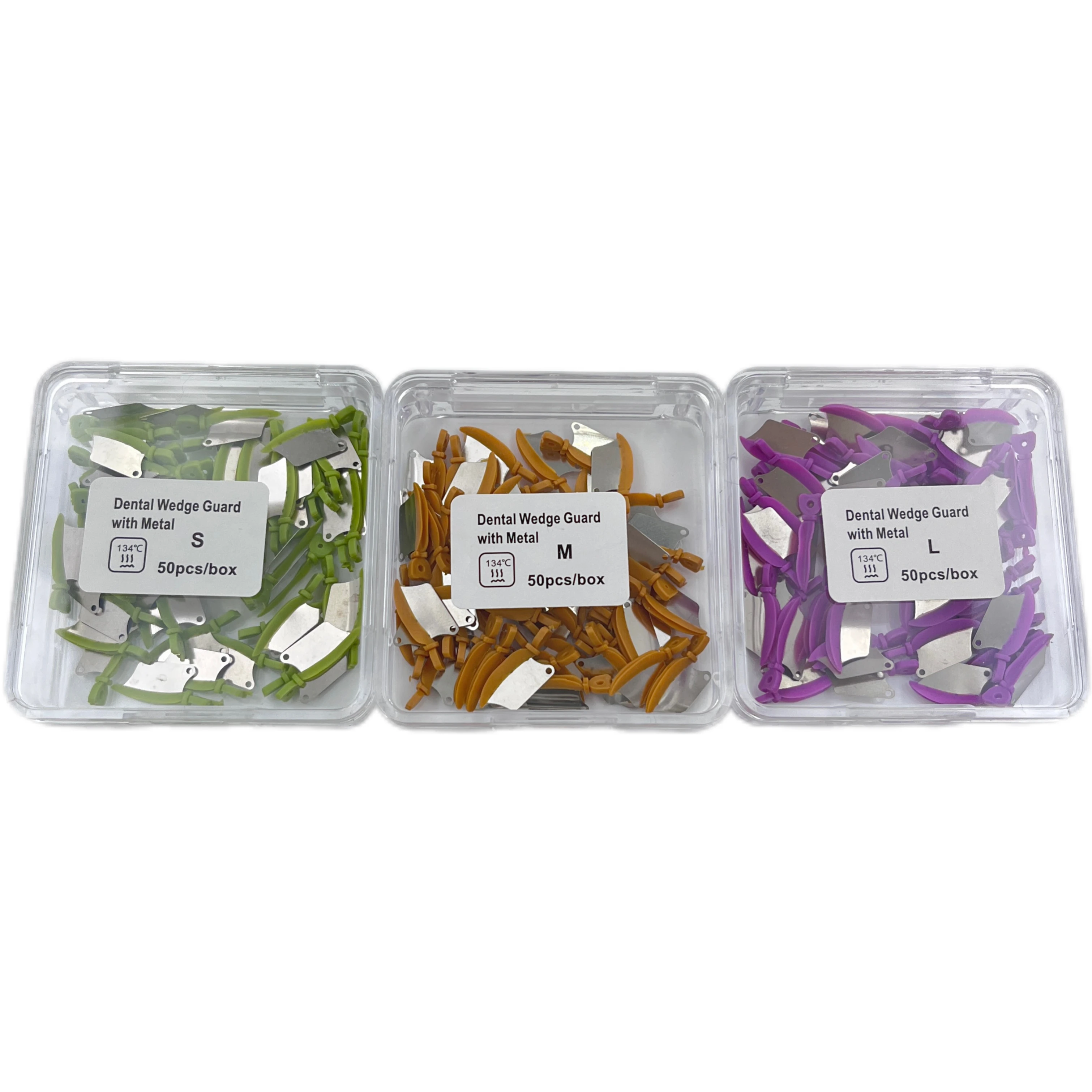 

50 шт./кор. стоматологический клин Prime Teeth межпроксимальная клиновая защита с металлическим пластиковым клиновым ножом с стоматологической стальной матрицей S/M/L