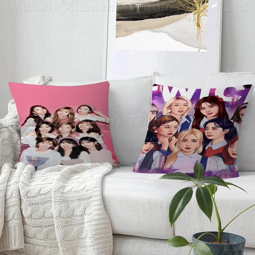 

Kpop T-twice Pillowcases Home Bedding Decorative Pillow Cover Wedding Super Soft Pillow Case