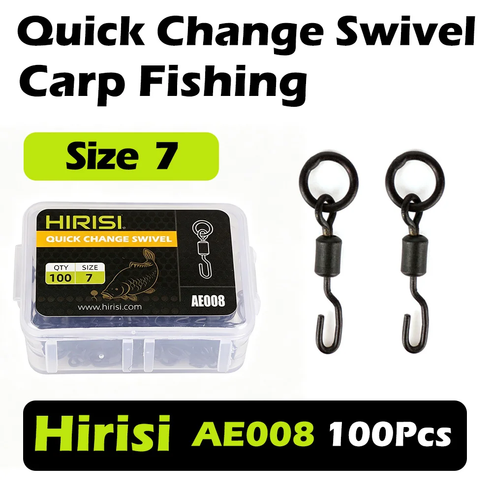 hirisi-ae008-100-pecas-aneis-solidos-giratorios-de-troca-rapida-conectores-para-montagens-de-pesca-de-carpa-acessorios-para-pesca-de-carpa