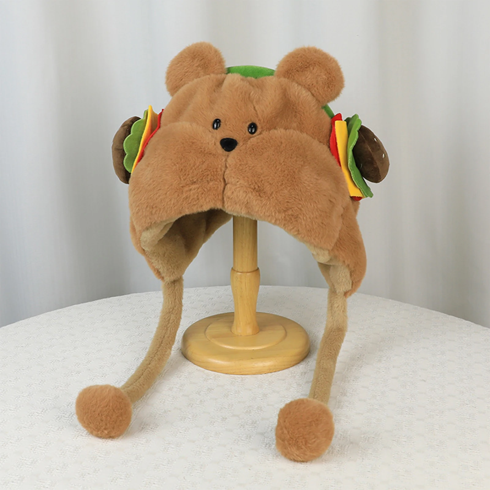 السيدات لطيف أفخم قبعة سميكة الدافئة مقنعين قبعة الصياد الدافئة الرقبة حماية وشاح سدادات حماية الأذن قبعة الشتاء المرأة قبعة