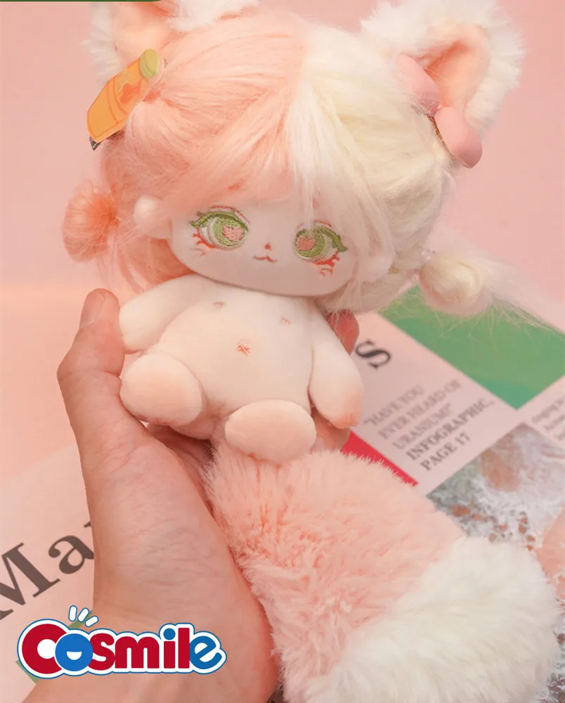 

Cosmile Beast Fox Pink Bantang Cute 10cm Kpop Doll Body Toy Lovely Cosplay Suit Acc C GL Pre-sale