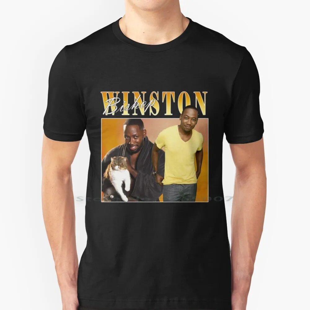 Winston Bishop Homage Tee T Shirt Cotton 6XL Winston Bishop Winnie The Winston Schmidt Max Greenfield Nick Miller Jake Johnson