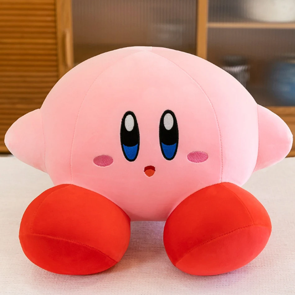 Anime Kirby Plush Toys Kawaii Cute Pink Peluche Cartoon Soft Stuffed Animal Doll Fluffy Pillow Home Room Decor Birthday Gift Kid