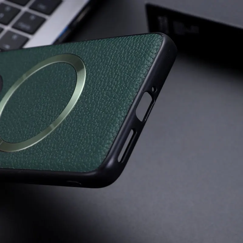 For Motorola Moto Edge 50 Neo,Edge 50 Case Magnetic PU Leather Lichee Pattern +PC Anti-slip Ultra Thin Cover for MOTO Edge50