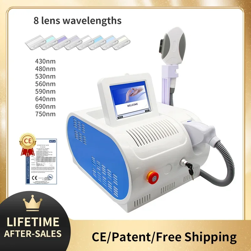 

Beauty Salon 150000 Shots IpL E light OPT Painless Laser Permanent Hair Removal Remove Color Spots Redblood Acne Photon Rejuvena