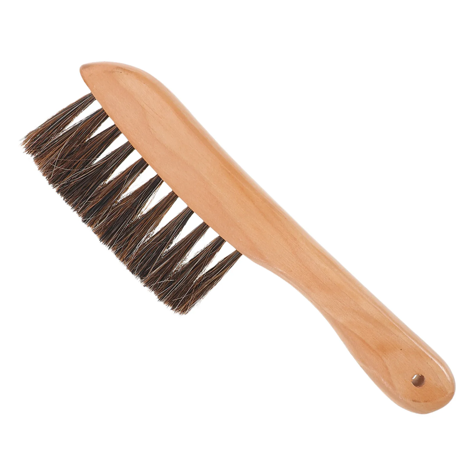 

Snooker Table Cleaner Soft Horse Hair Brush Ergonomic Handheld Design Deep Gap Pool Table Cleaning Tool for Felt Surface Care