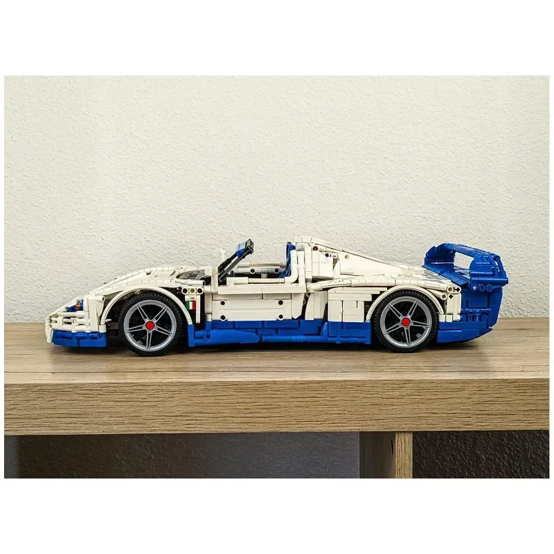 มอซี- 194244   ใหม่ MC12 1:10 Supercar Racing เย็บ Building Block รุ่น 3070 ชิ้นส่วนเด็กคริสต์มาสอาคารบล็อกของเล่นของขวัญ