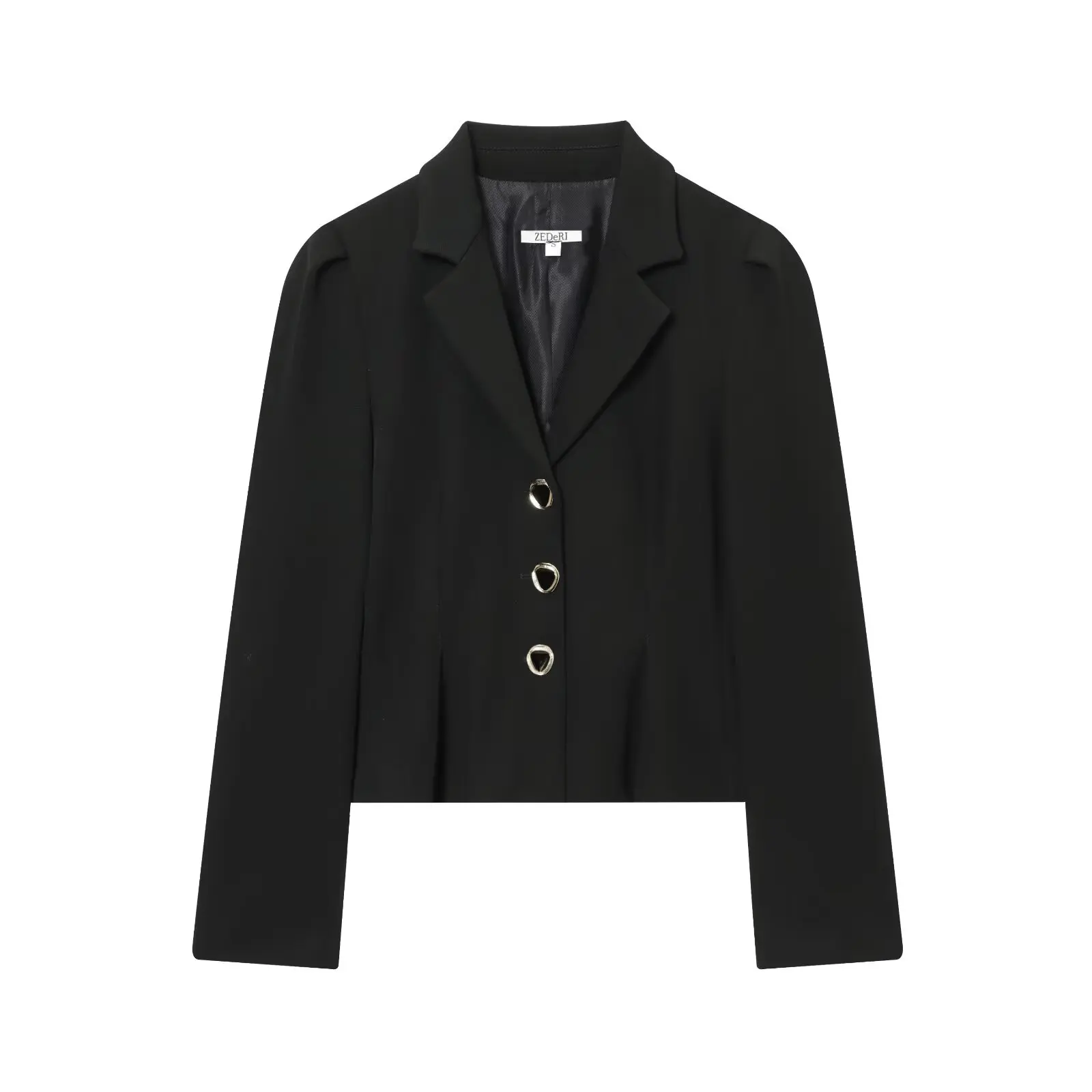 

Women's Blazer Button-Front Long Sleeve Formal Party Jacket Set Stylish Split Skirt