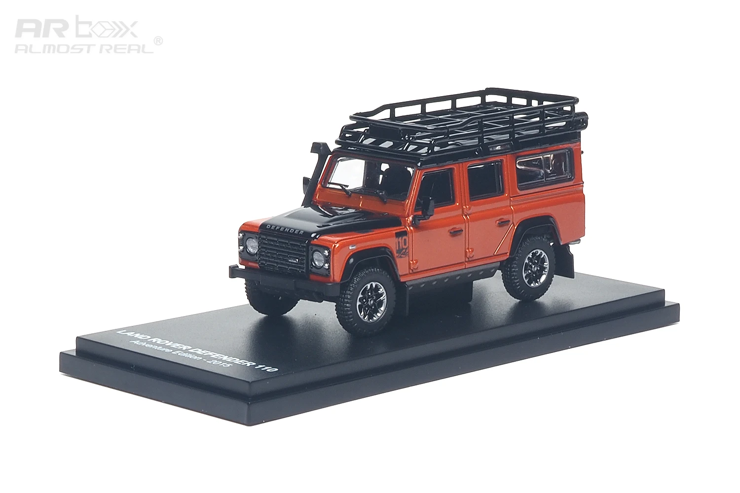 ar-box-1-64-ランドローバー-ディフェンダー-110-エクスプローラー-エディション-2015-オレンジ-ダイキャスト-モデルカー