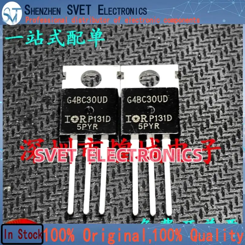 10PCS-50PCS  G4BC30UD IRG4BC30UD  TO-220 600V 12A  Quick Delivery  Fast shipping