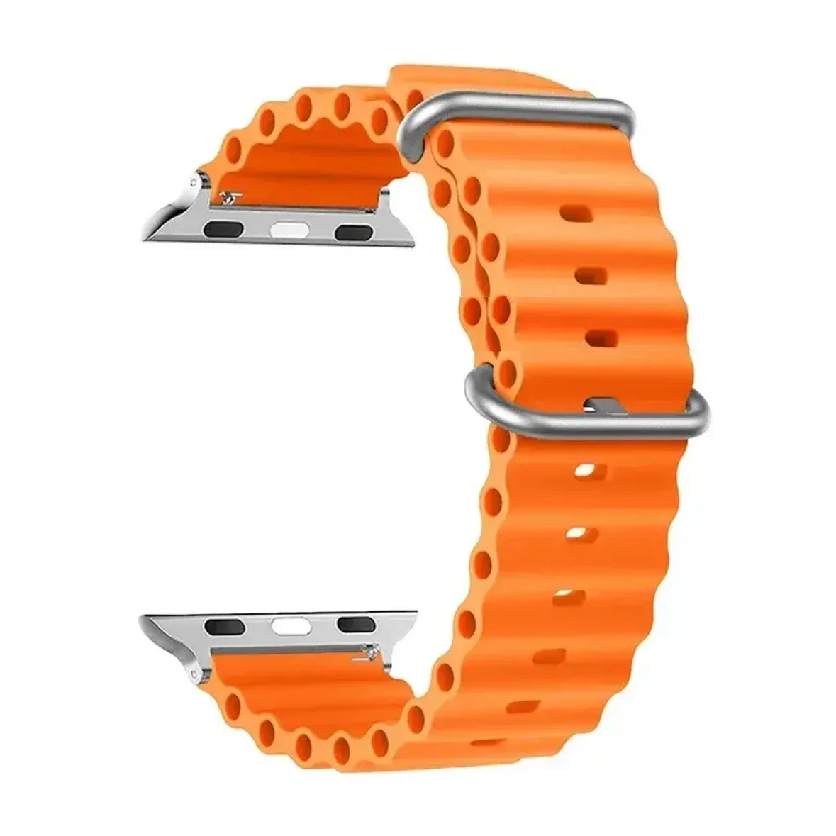 Silikonowy pasek Ocean do zegarka Apple Watch Ultra Series 9 SE iwatch 42mm 44mm 45mm 49mm 38mm 40mm 41mm correas 49 44 45 mm paski — zdjęcie 4