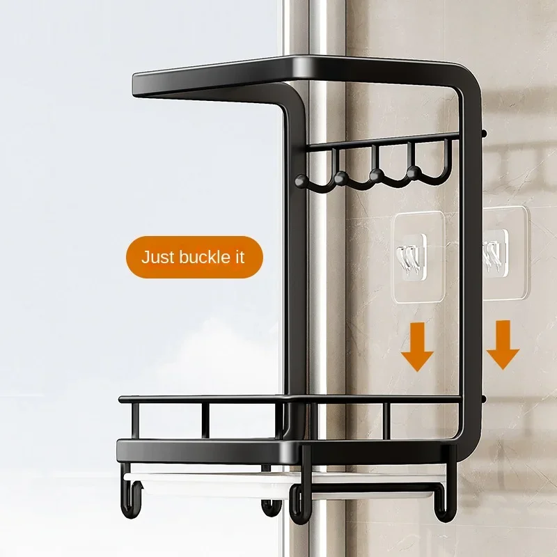 Multifunctional Durable and Rust-resistant Rack Kitchen Shelf for Kitchens and Bathrooms